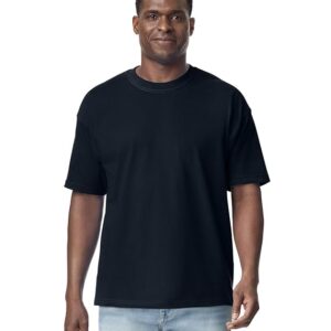 NoBakwaas.com Men's Oversized Black T-Shirt – Relaxed Fit, Drop Shoulder, Round Neck Cotton Tee for Summer Comfort