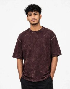 NoBakwaas Unisex Acid Washed Oversized Tee – streetwear tee