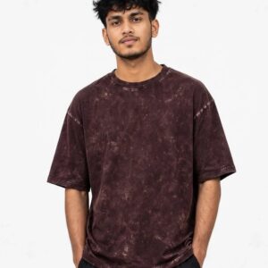 NoBakwaas Unisex Acid Washed Oversized Tee – streetwear tee
